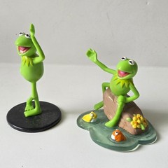 2 Kermit The Frog PVC Figures By Applause