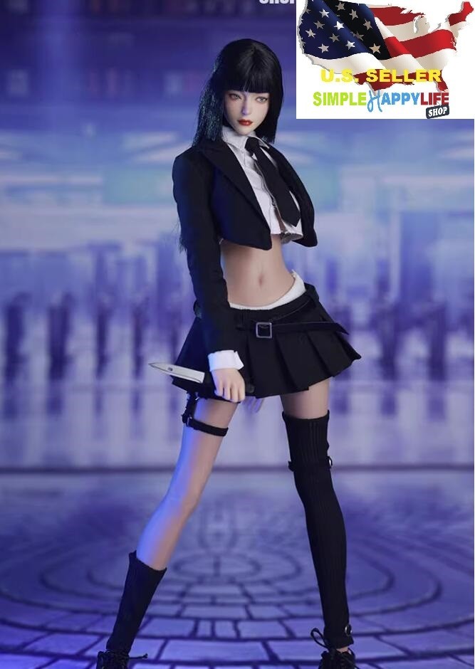 1/6 female assassin school uniform for 12” Phicen Figure HOT TOYS worldbox❶USA❶