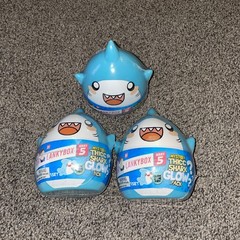 3 Lot LankyBox Series 5 Mystery Thicc Shark Glow Pack Bonkers Toy Collectible