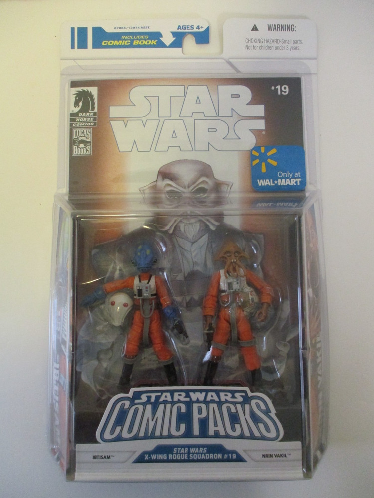 Star Wars Comic Packs #19 X-Wing Squadron Ibitsam, Nrin Vakil- Walmart Exclusive