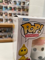 DAMAGED BOX FLOCKED SNOOPY & WOODSTOCK 3.75″ POP TV VINYL FIGURE 2096 FUNKO