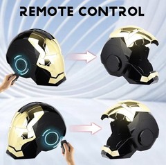 Iron Man Helmet with Voice, Touch & Remote Control – Black and Gold