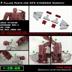 Shockwave Lab Filler Upgrade Kit For Siege Earthrise Kingdom Legacy GS IN STOCK