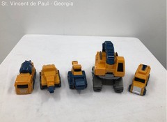 MIEBELY Toddler Robot Construction Vehicles Set – 5Pcs Transforming Yellow Great