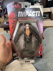 2010 Jakks TNA Wrestling Deluxe Impact! Sting Action Figure New In Original Box