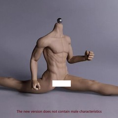 JIAOU DOLL 1/6 Seamless Male Body Doll Male Figure Fit 12″ Phicen Hot Toys