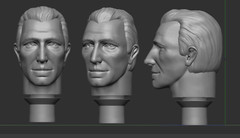 CUSTOM MEGO HUMPHREY BOGART HEAD for 8 INCH FIGURE FTC CTVT EMCE 1/9 (Z144)