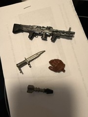 Vintage Coleco Rambo Force Of Freedom Fire Power RAMBO Weapons Lot 1986