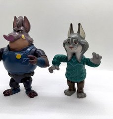 Disney Zootopia 2 Action Figures Lot of 2 – Captain Hoggbottom & Pawbert Lynxley