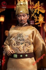 QIANLONG TOYS QL-007 1/6 Scale Ming Dynasty Emperor Zhu Yuanzhang In Stock New