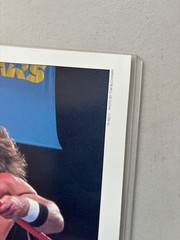 1989 WWF Superstars Ultimate Warrior 8.5×11″ Photo “Autographed” Facsimile WWE