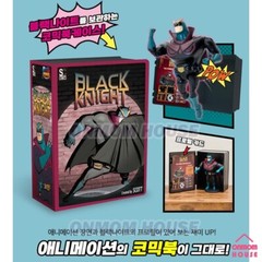 Hero Inside Action Figure & Bookcase Set BLACK KNIGHT Netflix Animation Toy