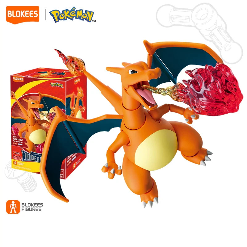Blokees Pokémon Charizard Action Figure Model Kit English Text New In Box