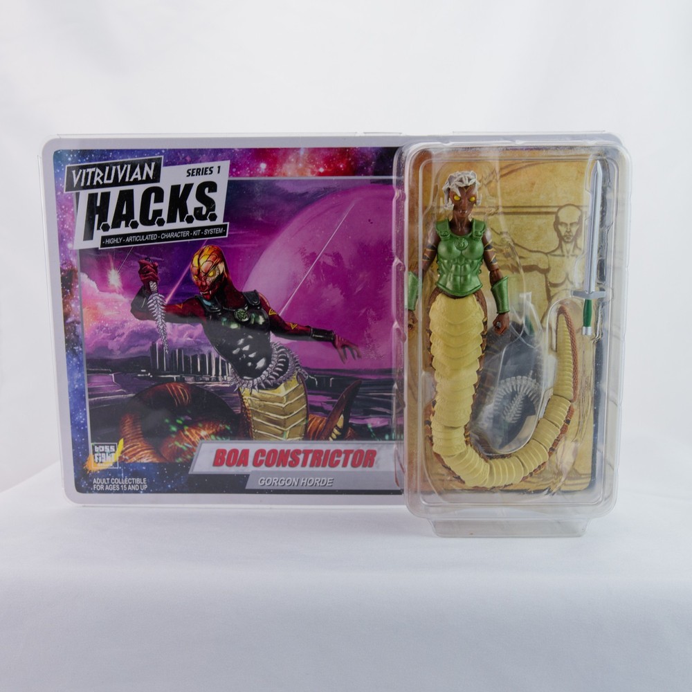 Boss Fight Studios Vitruvian H.A.C.K.S. Boa Constrictor Gorgon Horde Figure