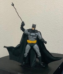 Custom Batman Mcfarlane wired cape 1 1/12 figure DC Multiverse