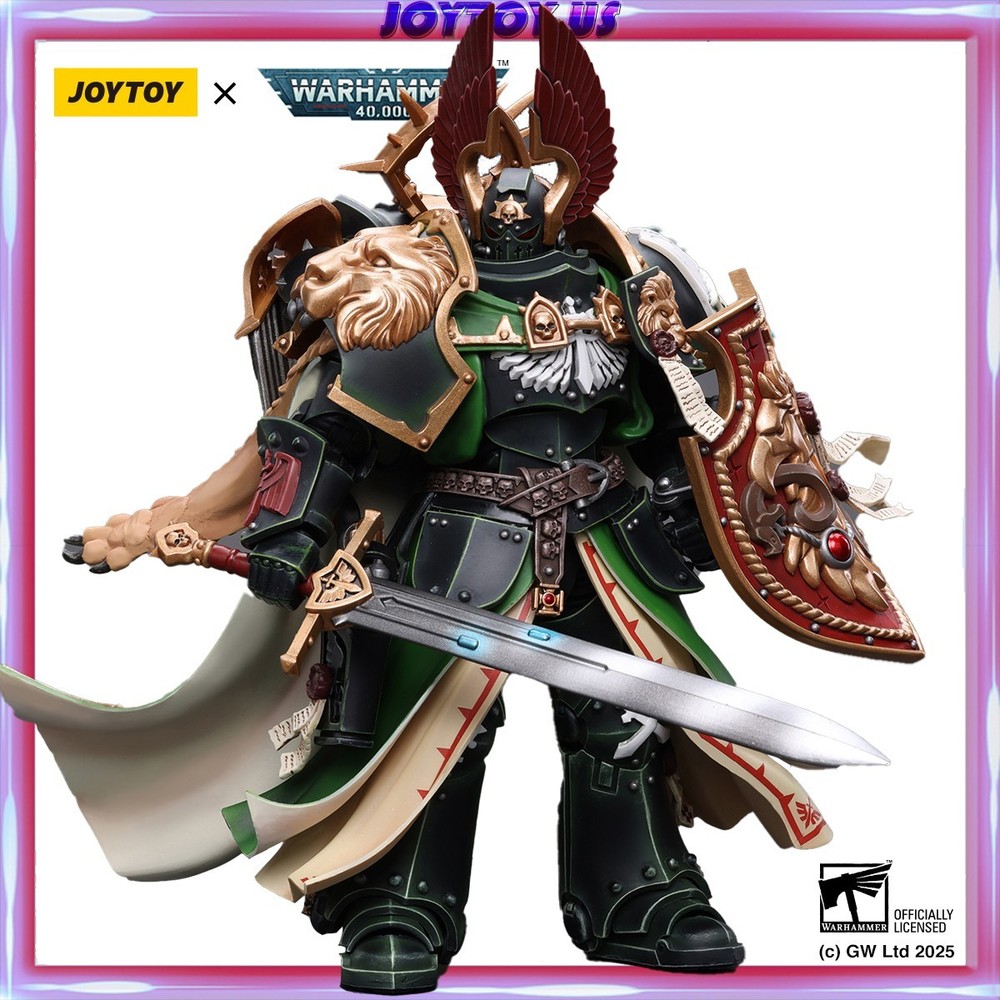 JOYTOY Warhammer 40K 1/18 Action Figure Dark Angels Primarch Lion El‘Jonson Toys