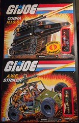 GI Joe Retro 3.75″ Lot of 2 COBRA H.I.S.S. | A.W.E. Striker