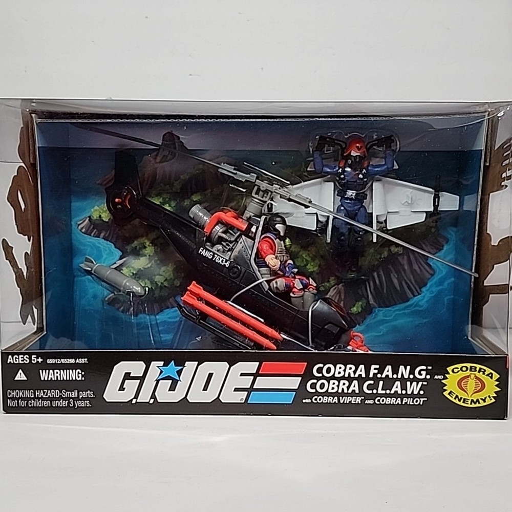 2008 GI Joe Cobra MISB Cobra FANG Cobra CLAW & Firebat Custom Lot