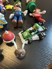 Super Mario Jakks World of Nintendo Figures Lot Yoshi Toad Luigi Bomb Fish Star