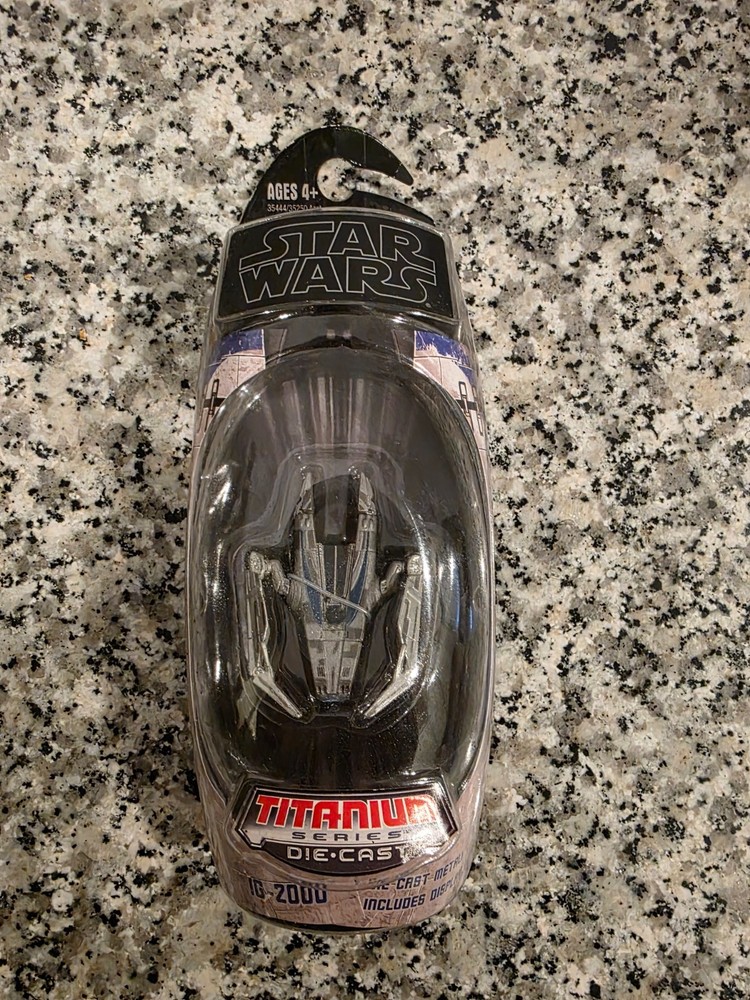 IG-2000 Fighter 2009 STAR WARS Saga Titanium Die Cast MOC NEW