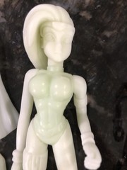 Nira X Plasma Glow In The Dark & Gold Cyber Skin Suit Variant 1997 Skybolt 6”