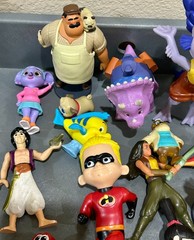 Lot of Disney Characters PVC Bluey,Nemo,Massimo,Alladin & More