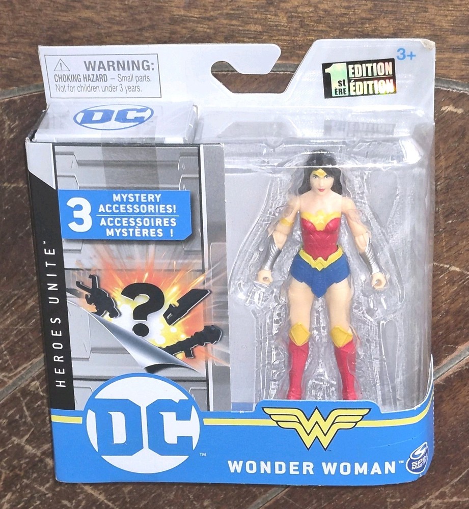 DC Heroes Unite 1st Edition (2020) WONDER WOMAN 3.75″ Figures with 3 Accessories
