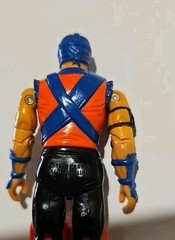 Gi Joe RED NINJAS figure v1 original 1993 Ninja Force Battle Ax Vehicle driver