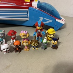 Paw Patrol Mighty Pups Super Paws Jet Command Center Plane & 14 Figures Tested