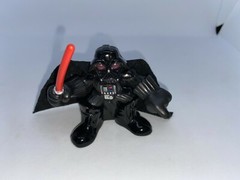 2001 Hasbro Star Wars Galactic Heroes DARTH VADER figure w/cloth cape 2.25 IN#