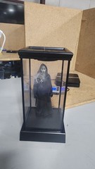 DEFECTIVE Ghostface Scream Movie Action Figure in Lighted Display Case B G3D