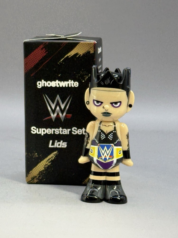 Lids x WWE x Rhea Ripley Belt Championship Ghostwrite Wrestling Figure /1000