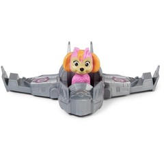 Paw Patrol Mighty Movie Skye Figure & Airplane Toy for Kids Ages 3+