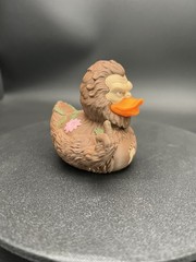 Bigfoot Ducky Figurine Flipping The Birdie! 3” Tall And Ready For Your Jeep!