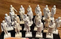Vintage 1950s MARX President Figures White – Variety: pick 1 or many presidents
