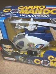 VTG 1985 GLASSLITE Helicopter Command Car Brazil Carro Comando RARE HTF NEW NOS!