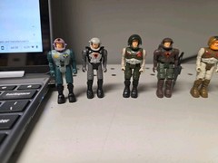 VTG 1986 Coleco Starcom Action Figures Lot Of 10