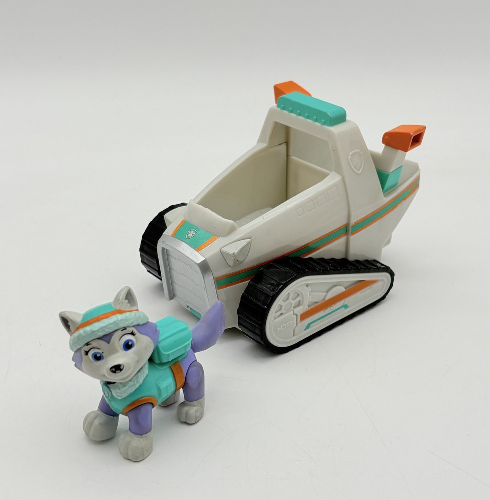 Paw Patrol Everest Rescue Snow Play Machine Arctic Husky Wolf Set Complete