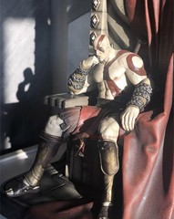 Gaming Heads God of War Kratos Throne Deluxe Edition Statue In Stock NEW 🔥