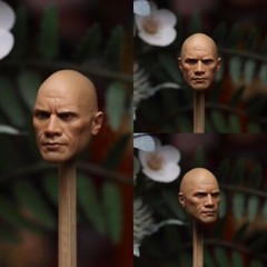 11-BKAD-ST: Dwayne Johnson Rock head for McFarlane Black Adam Figure – Standard