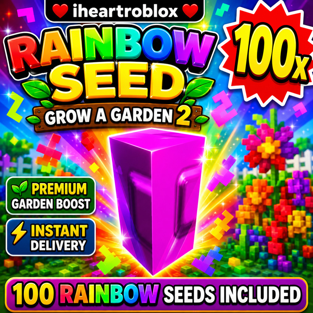 RAINBOW SEEDS 100x – Grow A Garden 2