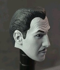NECA custom fodder Black & White Vincent Price Figure HEAD 3 Accessory