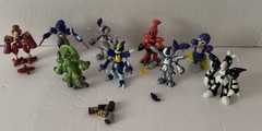 Medabots Action Figures {9} Hasbro Takara Tomy 2.5” Mini Figures & Cards