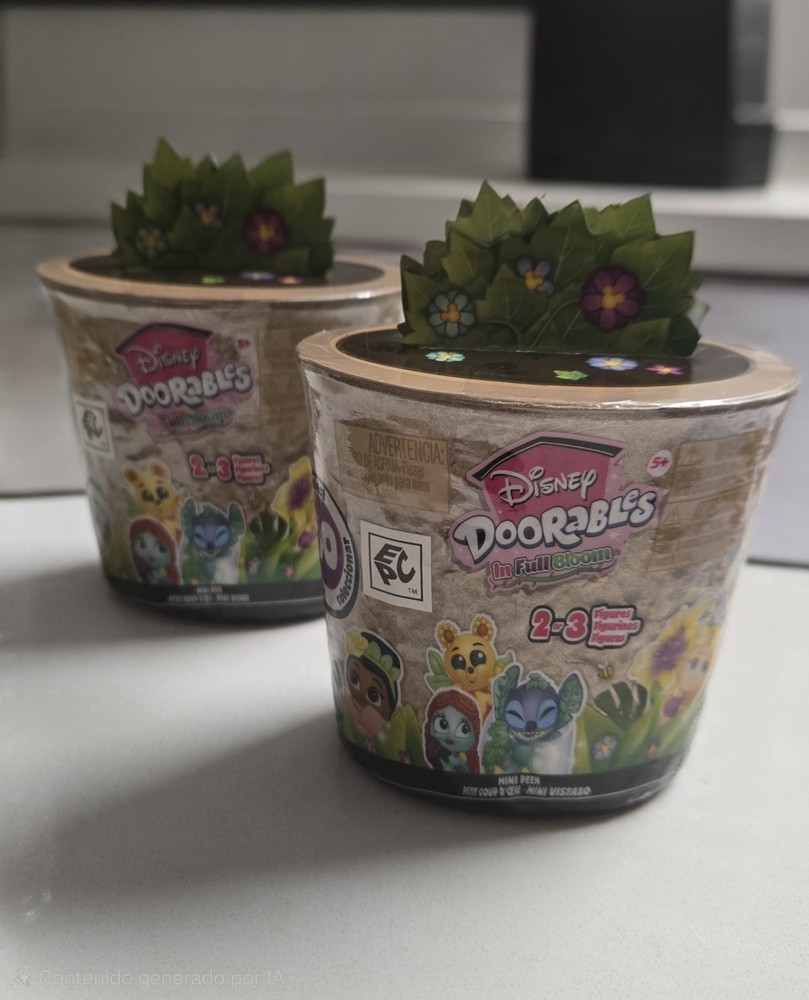Disney Doorables In Full Bloom MINI Peek Pack: LOT OF 2: NEW IN PACKAGE