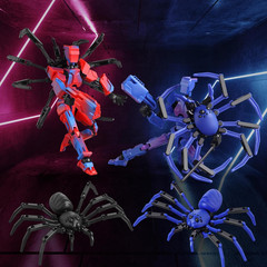 (Assembly Required) T-Spider 13 Action Figure Set -Titan 13 Action Figure with S