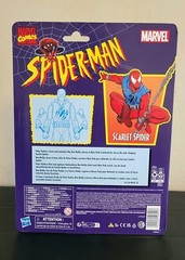 Marvel Legends Spider-Man : Scarlet Spider 6″ Action Figure In Hand