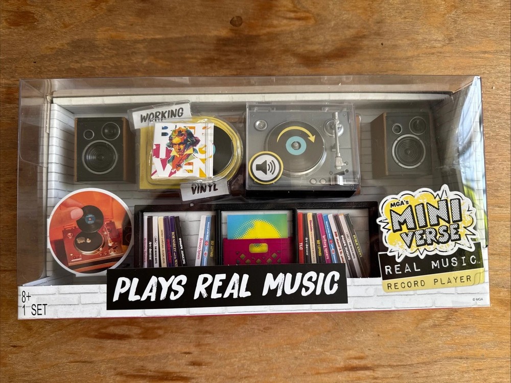 MGA’s Miniverse Real Vinyl Music Record Player