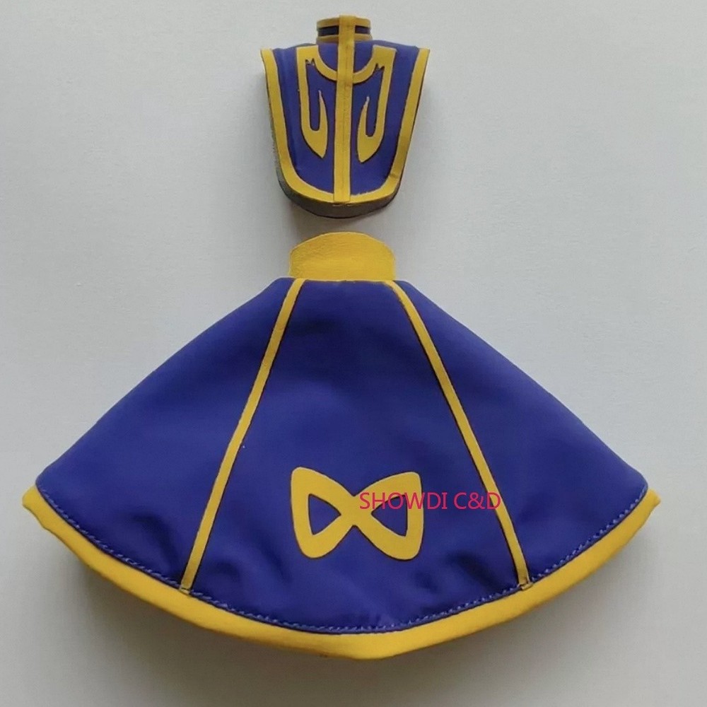 1/12 Custom Wired Blue Top+Skirt For 6” SHF Kurapika Action Figure（No Figure）