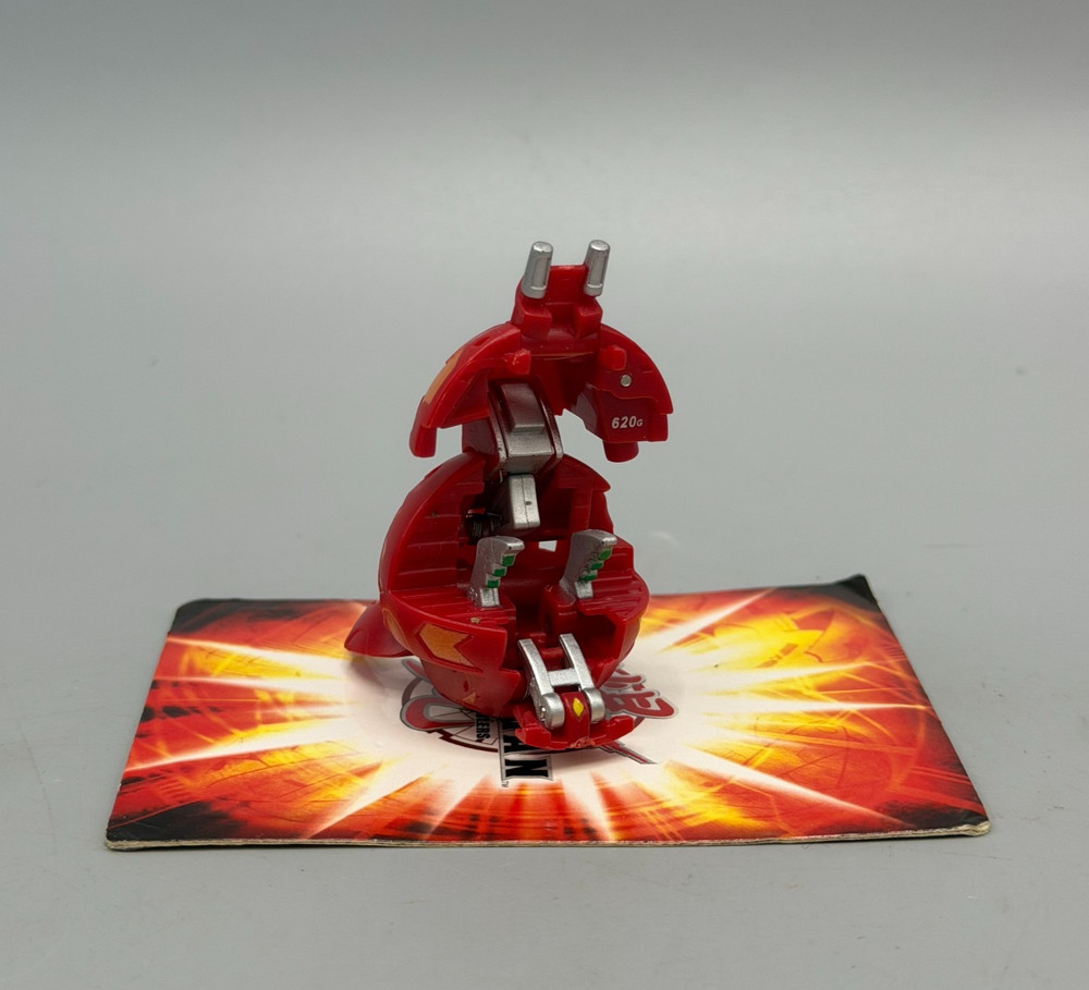 Bakugan Klawgor 620G Red Pyrus New Vestroia Battle Brawlers