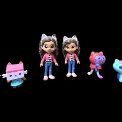 Gabbys Dollhouse Figure Lot Gabby Mercat DJ Catnip Pandy Paws Baby Box Lot of 14